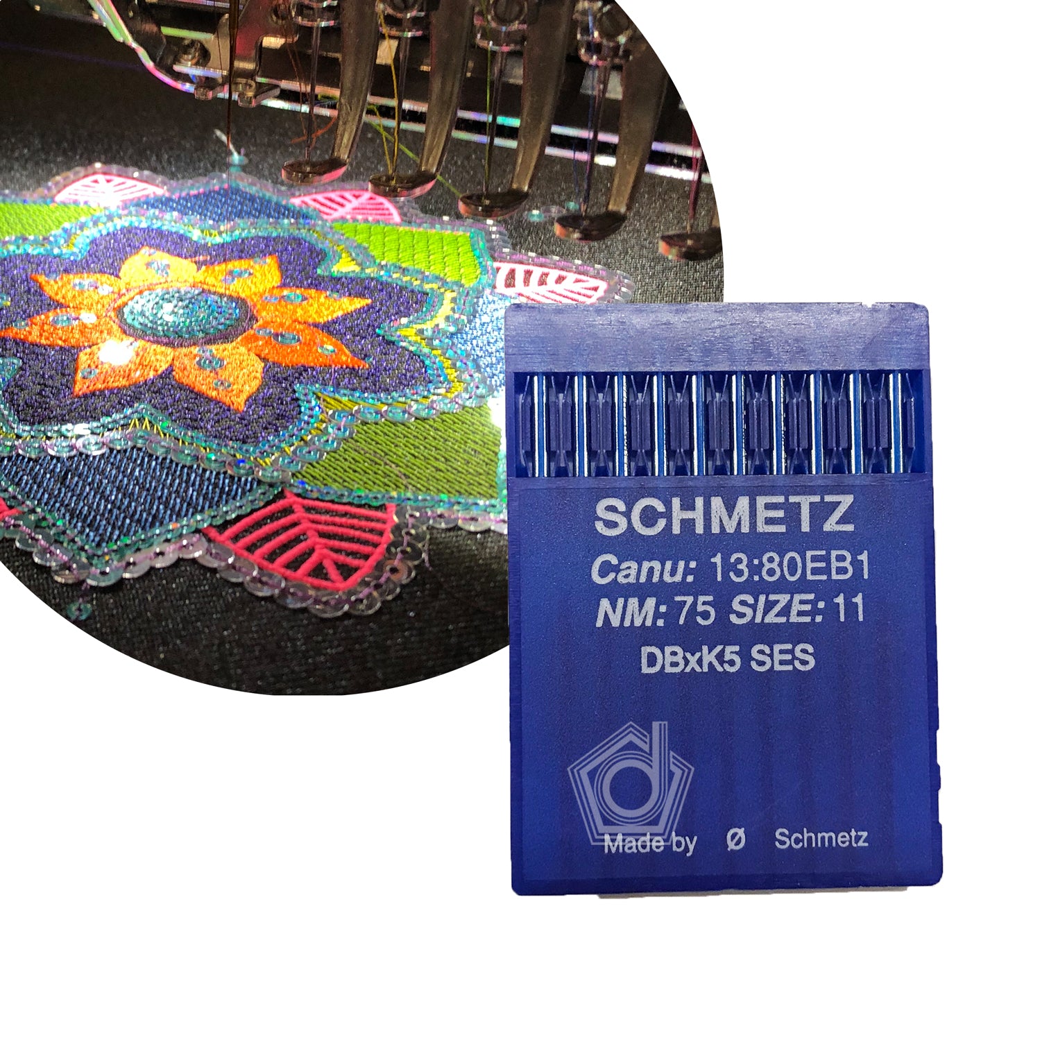 Agujas Schmetz DBxK5 - Punta de bola fina FFG/SES