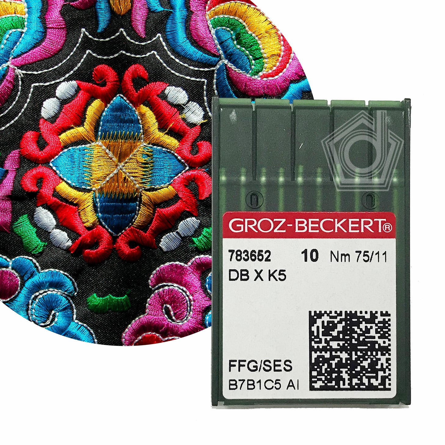 Agujas Groz-Beckert DBxK5 - Punta de bola fina FFG/SES