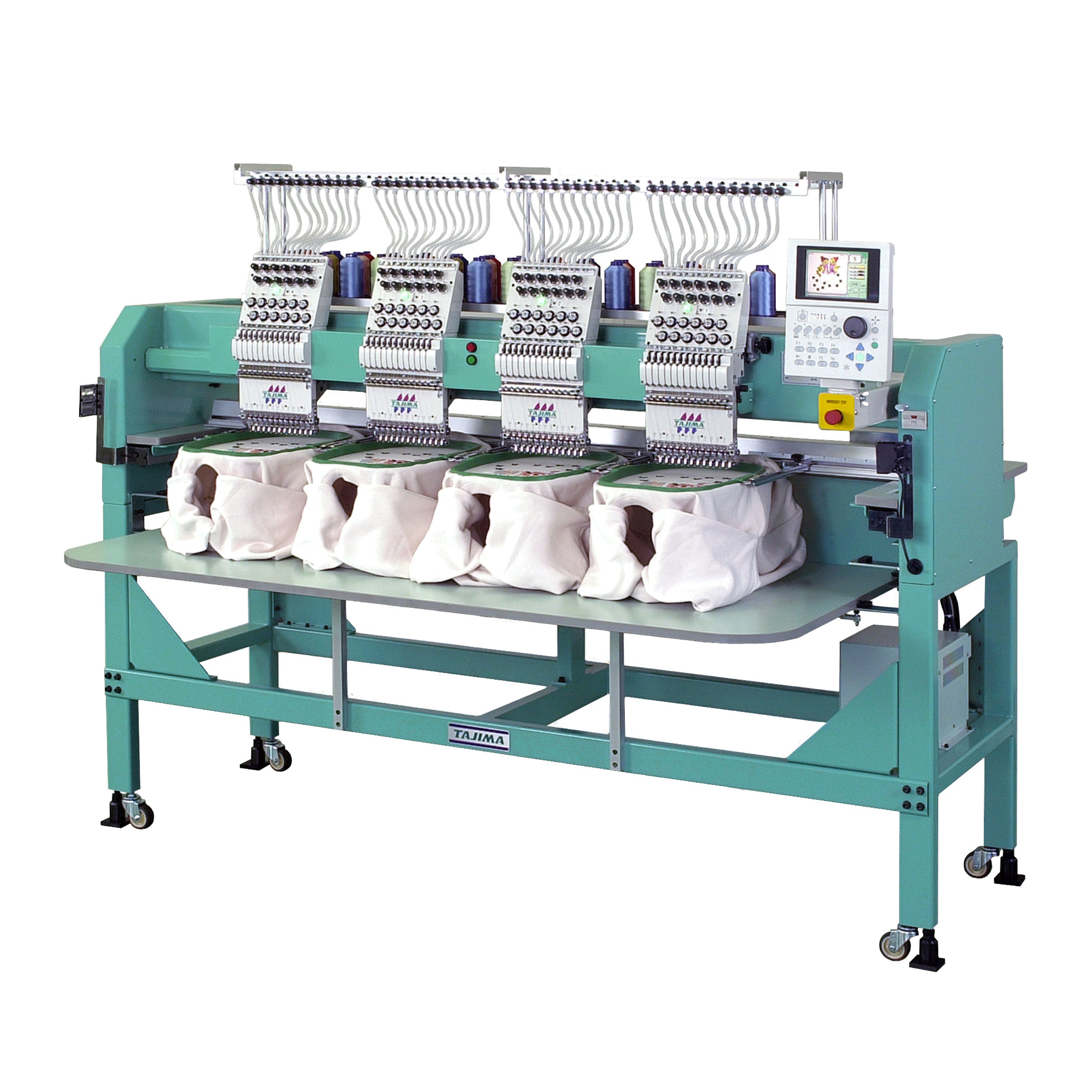 Bordadora Cilíndrica Tajima TFMX-IIC1204 de 4 cabezas