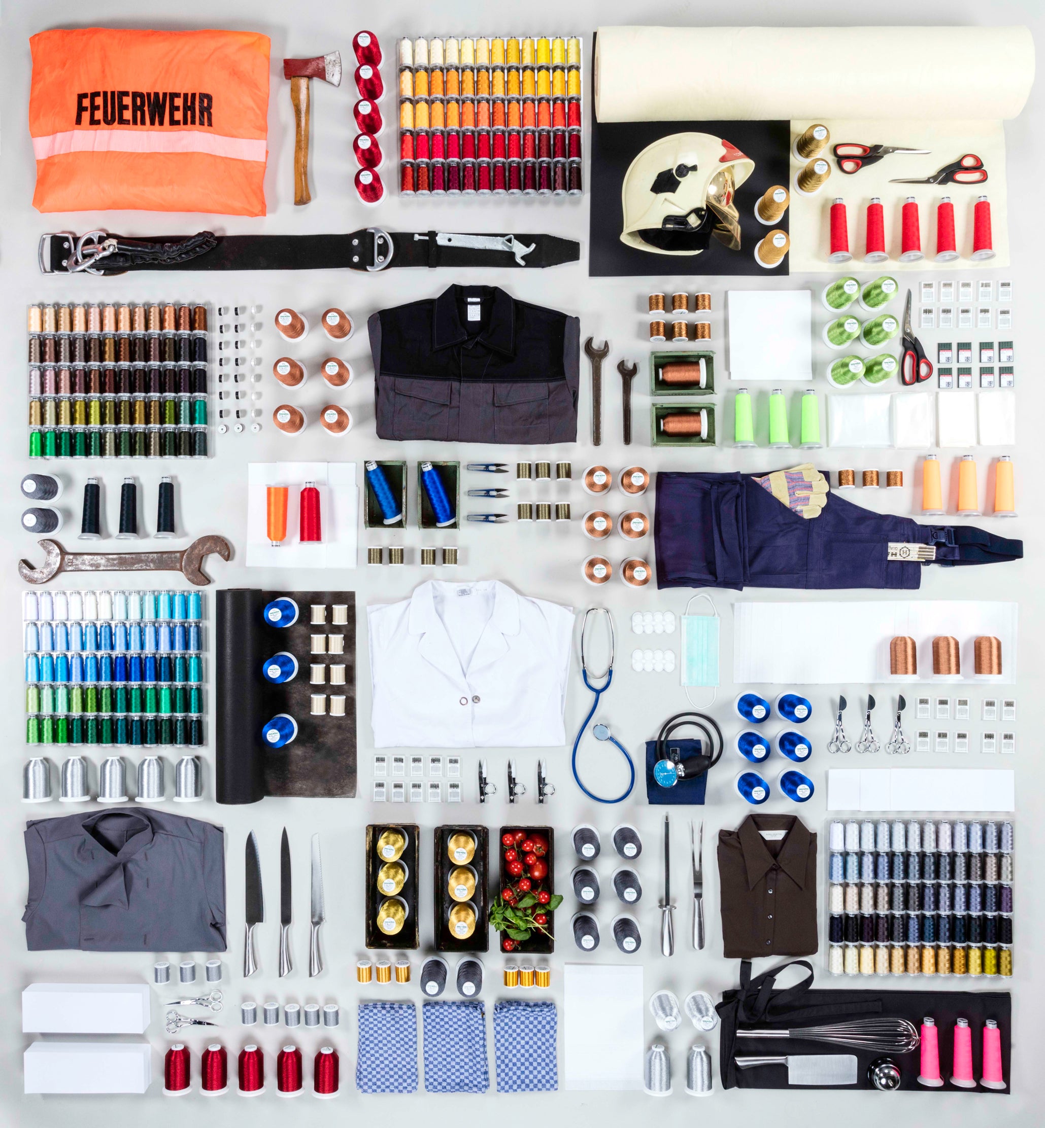 Hilo Fire Fighter para Bordado Industrial - Madeira