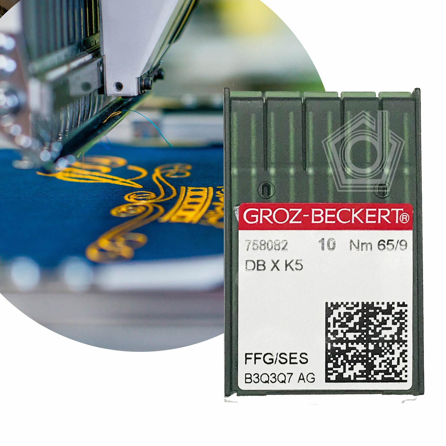 Agujas Groz-Beckert DBxK5 - Punta de bola fina FFG/SES