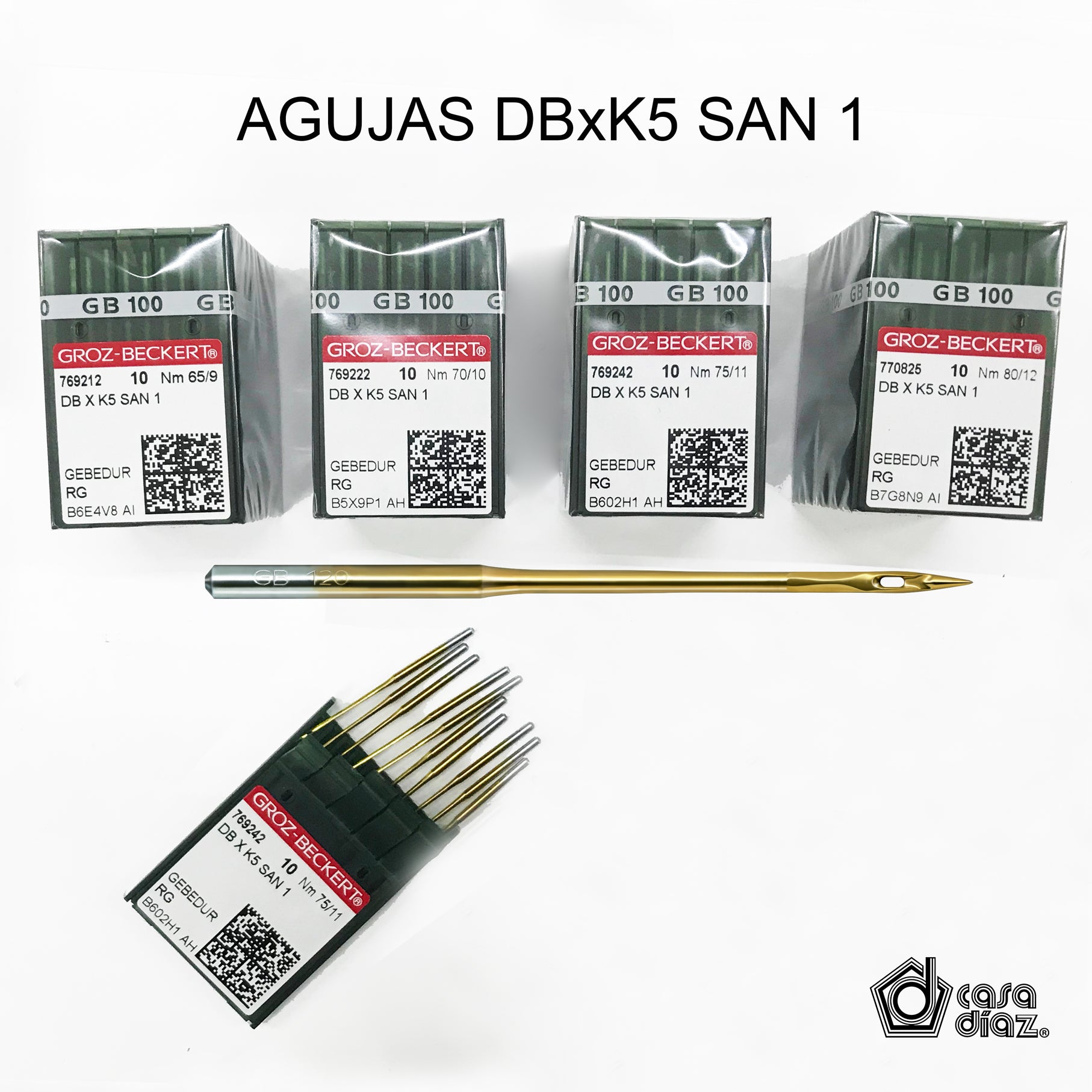 Agujas Groz-Beckert DBxK5 - San 1
