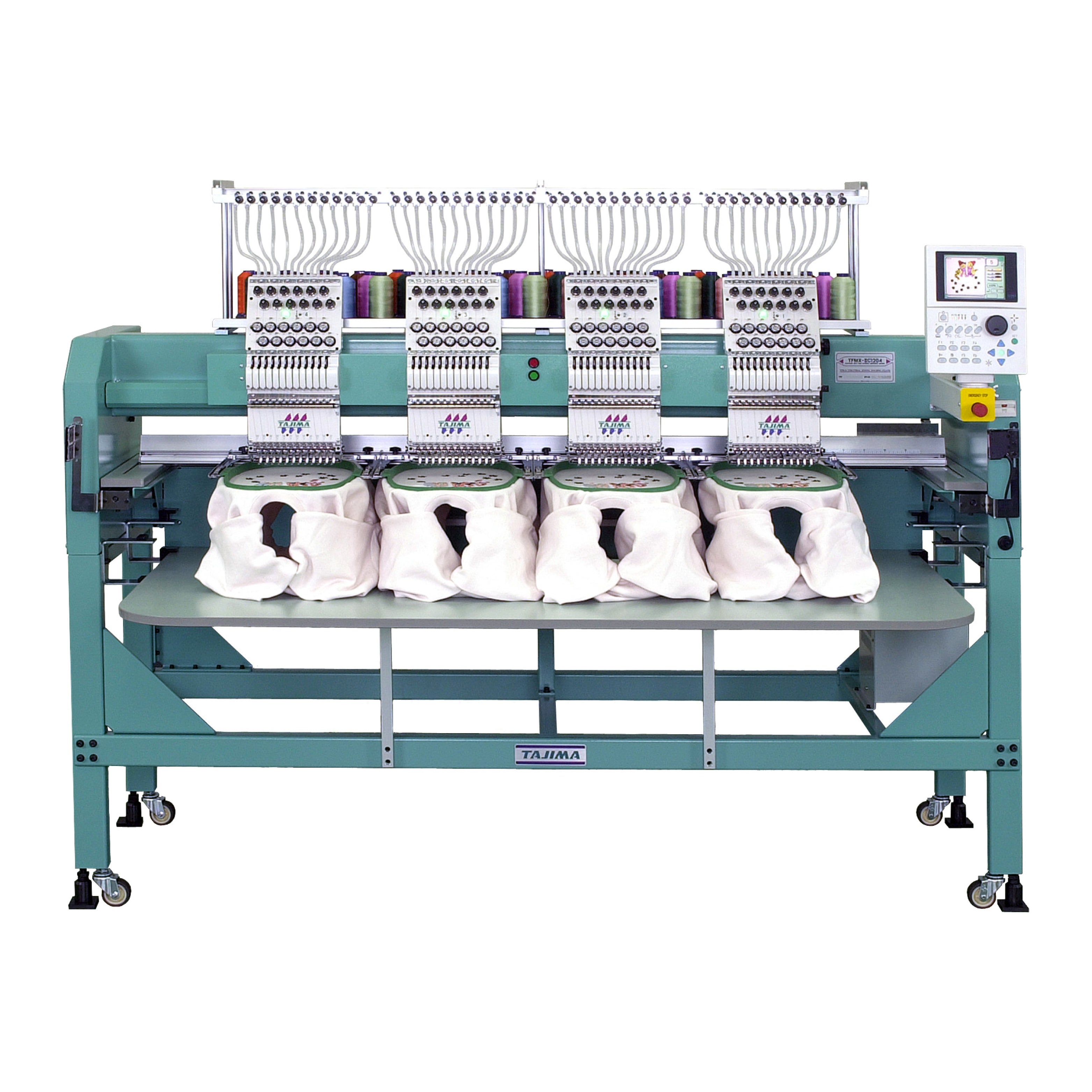 Bordadora Cilíndrica Tajima TFMX-IIC1204 de 4 cabezas