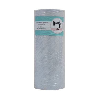 Pellón Estabilizador de Bordado Grosor Medio 30cm×22m