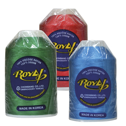 Hilos de Rayón para Bordado Industrial Royal